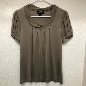 Elegant Umber Short Sleeve Shirt